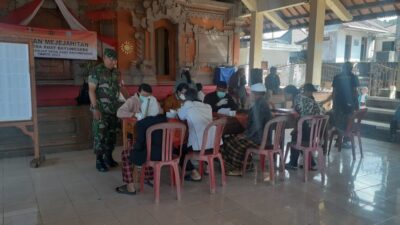 Posyandu Balita Dan Lansia Bayunggede Mendapat Pendampingan Babinsa Koramil 04/Kintamani