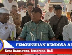 Berita Video : Pengukuhan Bendesa Dan Prajuru Adat Desa Batuagung Jembrana
