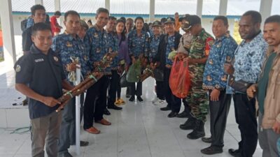 Babinsa Koramil 01/Lewa Menghadiri Acara Pembukaan Pasar Letis