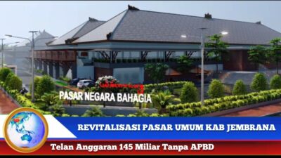 Berita Video : Luar Biasa, Rencana Revitalisasi Pasar Umum Kabupaten Jembrana Telan Anggaran 145 Miliar Tanpa Merogoh APBD
