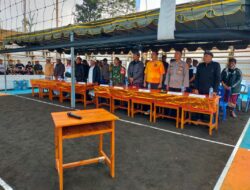 Babinsa Koramil 04/Kintamani Bersinergi Amankan Turnamen Bola Volly Pandan Sari Cup II 2023