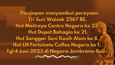 Berita Video : Maitreya Centre Negara Siap Sambut Hari Tri Suci Waisak 2567 BE