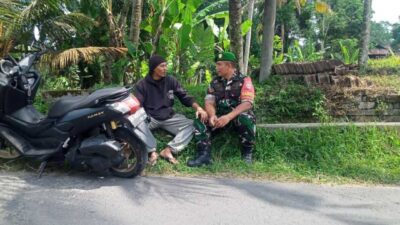 Babinsa Komsos Tidak Mengenal Waktu Dan Tempat