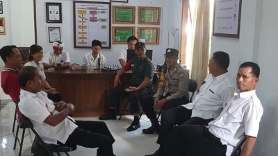 Meningkatkan Hubungan Kerja Dengan Aparatur Desa, Babinsa Laksanakan Komunikasi Sosial