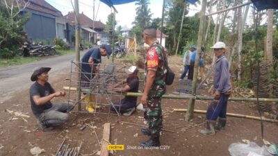Peran Aktif Babinsa Koramil 1626-03/Tembuku Dalam Membangun Desa Binaannya 
