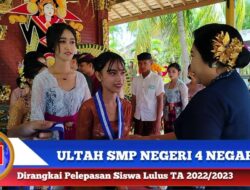 Berita Video : HUT SMP Negeri 4 Negara Dirangkai Pelepasan Siswa Lulus Sekolah