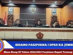 Berita Video : Sidang Paripurna I DPRD Kab. Jembrana Masa Sidang III 2022/2023 Penjelasan Bupati Tentang Ranperda