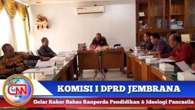 Berita Video : Komisi I DPRD Kabupaten Jembrana Gelar Raker Bahas Ranperda Pendidikan & Ideologi Pancasila