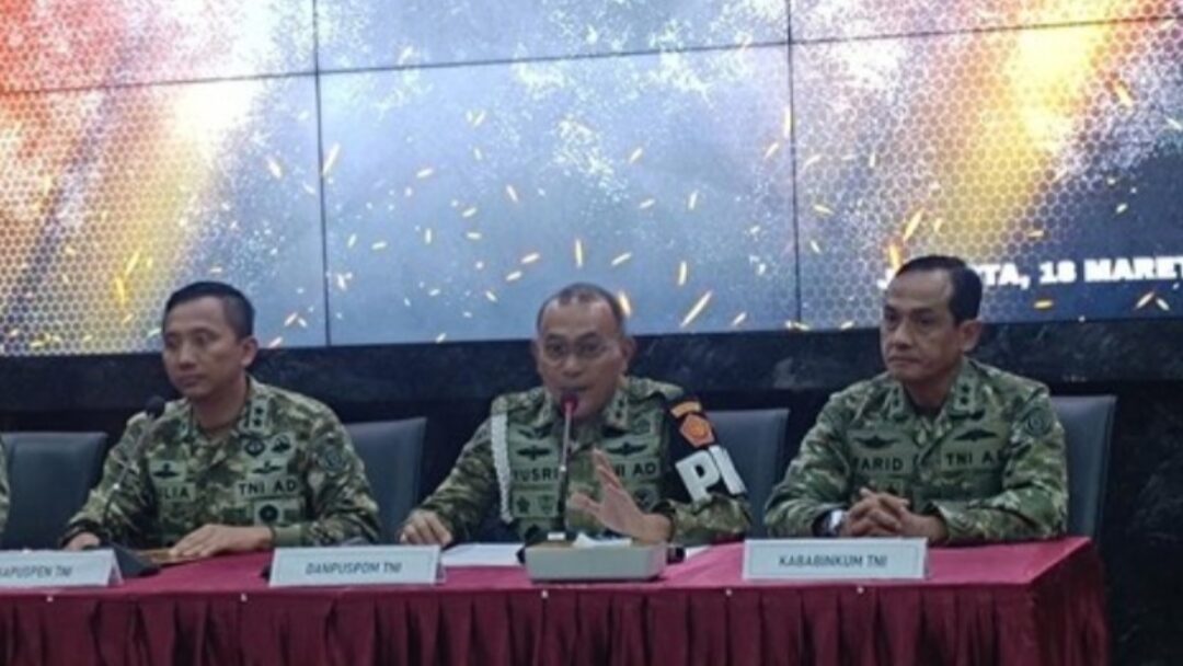 Puspom TNI Amankan 4 Prajurit Tersangka Penyiraman Air Keras Aktivis KontraS