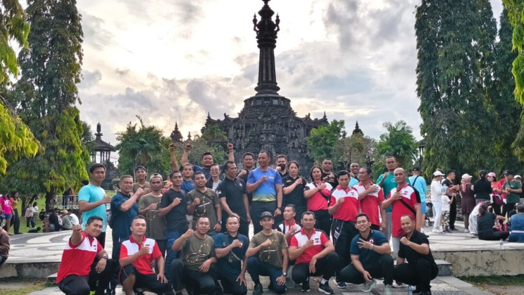 Perkuat Soliditas dan Kebersamaan, Perkumpulan Basis Keamanan dan Keselamatan Bali Gelar Olahraga Bersama di Renon