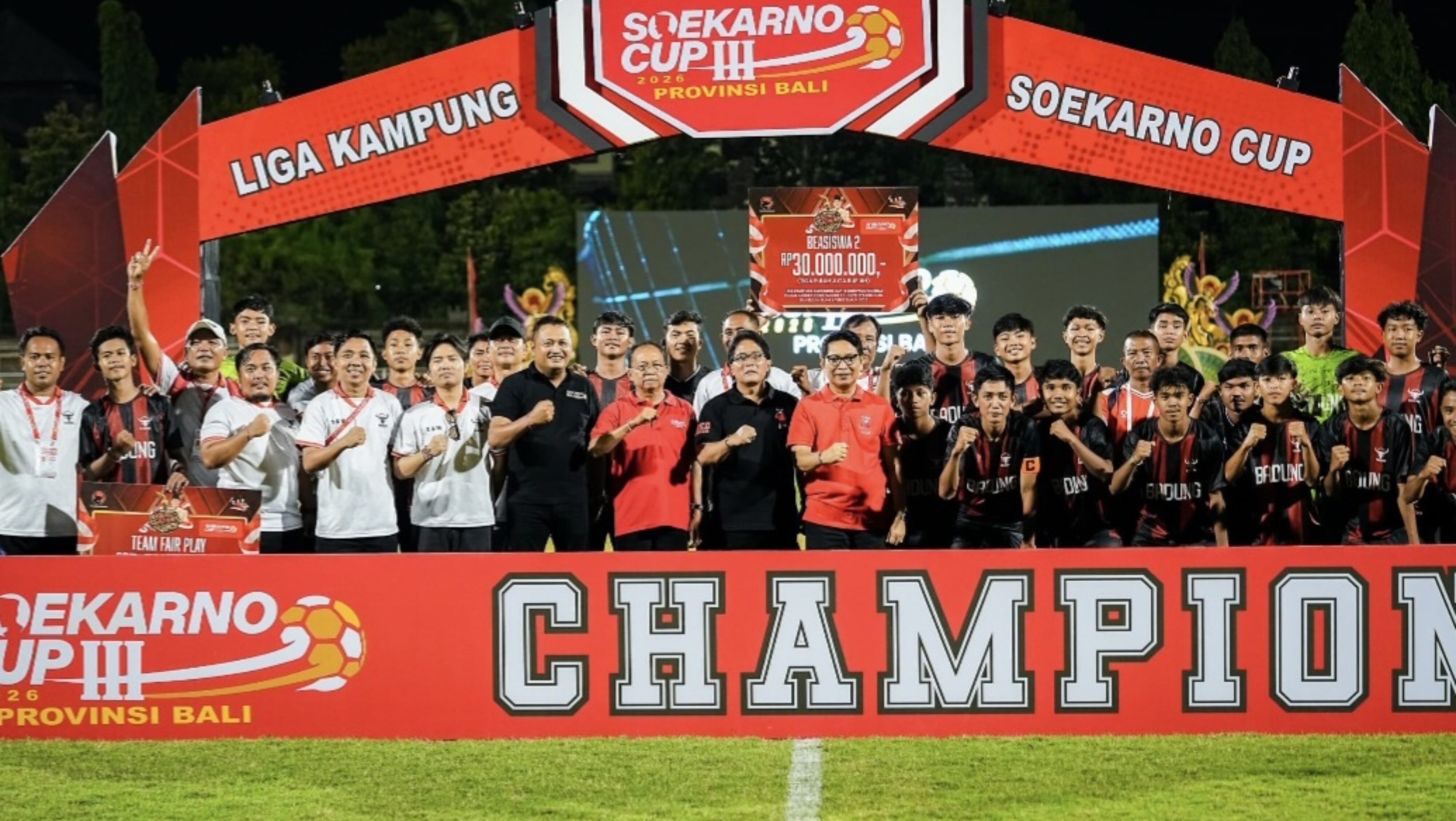 Soekarno Cup III Bali 2026 Jadi Panggung Talenta Muda, Denpasar Sabet Gelar Juara Dramatis