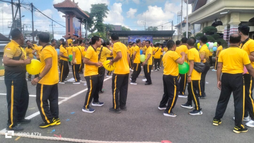 Hari Bhayangkara ke 80 : Polres Badung Gelar Jalan Santai dan Berbagai Perlombaan