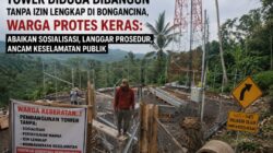 Tower Diduga Dibangun Tanpa Izin Lengkap di Bongancina, Warga Protes Keras: Abaikan Sosialisasi, Langgar Prosedur, Ancam Keselamatan Publik