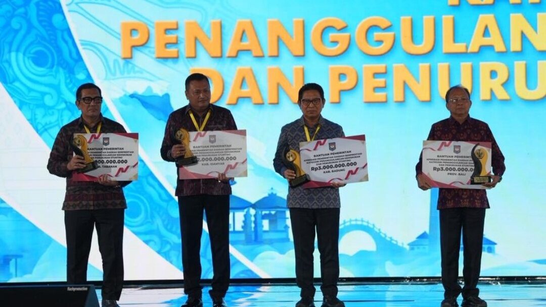 Badung Raih Terbaik I Nasional Regional Jawa–Bali, Bukti Nyata Keberhasilan Tekan Stunting dan Kemiskinan