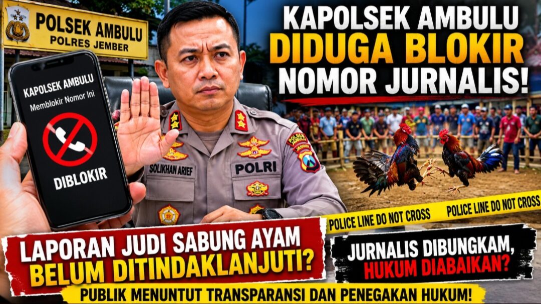 Kapolsek Dituding Bungkam Jurnalis, Judi Sabung Ayam Jadi Sorotan