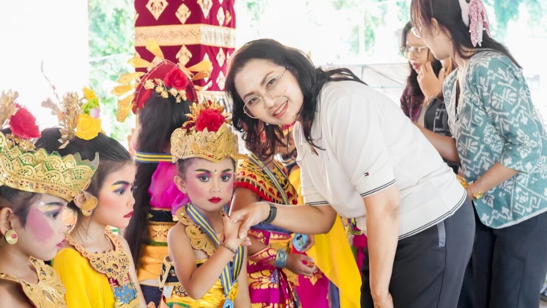 Bunda PAUD Badung Hadiri Pentas Seni dan Pelepasan Siswa TK Shanti Kumara III Sempidi, Apresiasi Tumbuh Kembang Anak Usia Dini