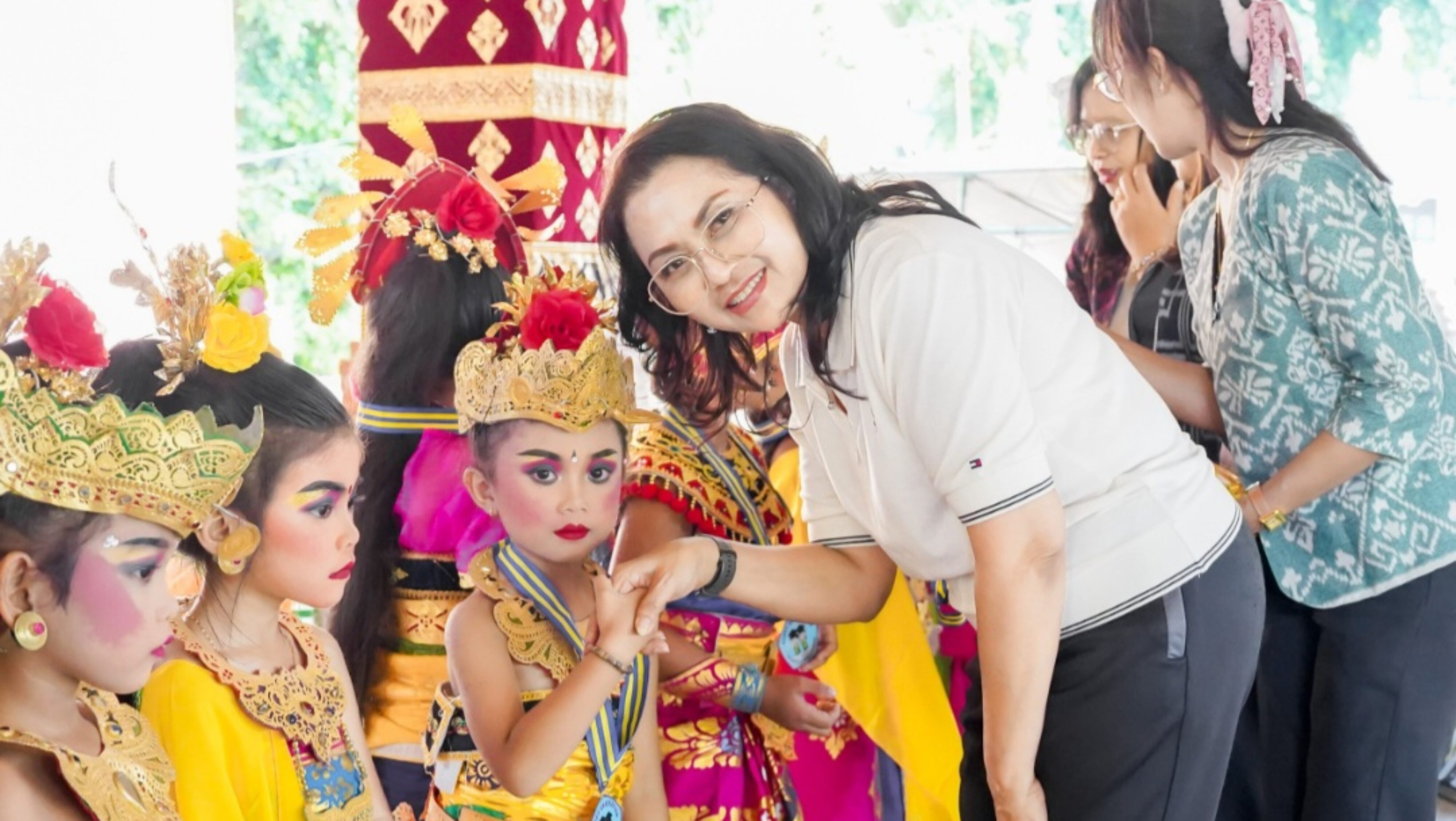 Bunda PAUD Badung Hadiri Pentas Seni dan Pelepasan Siswa TK Shanti Kumara III Sempidi, Apresiasi Tumbuh Kembang Anak Usia Dini