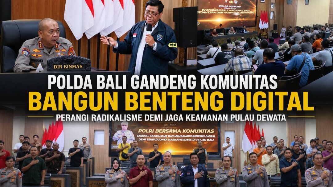 Polda Bali dan Komunitas Bersatu Bangun Benteng Digital, Perang Melawan Radikalisme Demi Menjaga Harmoni Pulau Dewata