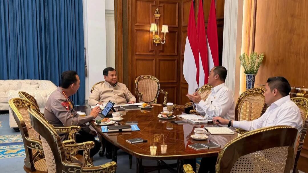 Presiden Prabowo Terima Kapolri di Istana Merdeka, Bahas Kamtibmas Nasional dan Persiapan Hari Bhayangkara 2026
