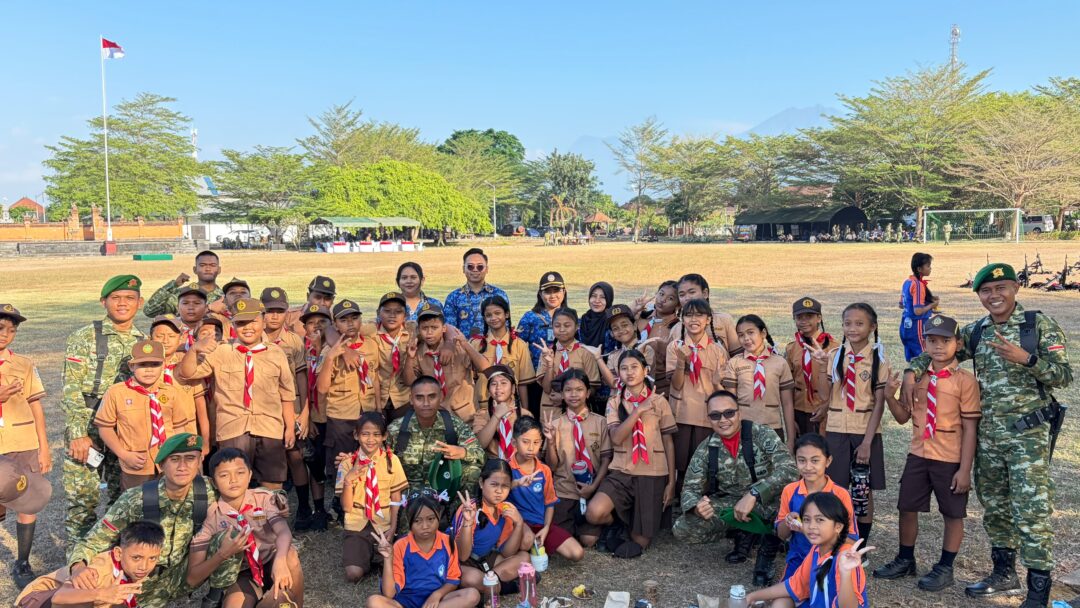 Yonif TP 928/Brata Sena Yudha Hadir untuk Rakyat, Gelar Upacara Bendera, Pengobatan Gratis, Donor Darah, dan Senam Bersama di Gilimanuk