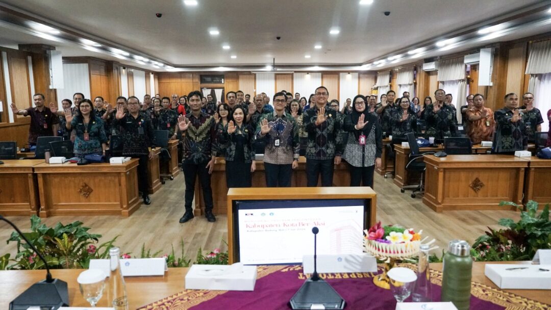 Sekda Badung Hadiri Monitoring Implementasi Indikator Kabupaten Ber-Aksi KPK RI, Perkuat Komitmen Integritas dan Pencegahan Korupsi