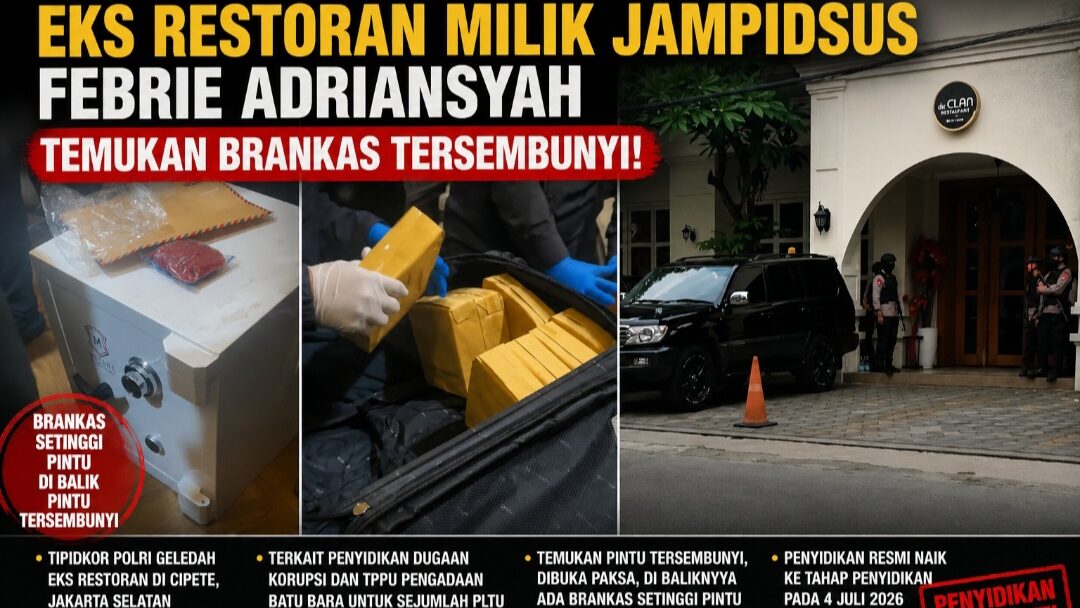 HEBOH! Kortas Tipidkor Polri Temukan Brankas Tersembunyi Saat Geledah Eks Restoran yang Diduga Terkait Jampidsus