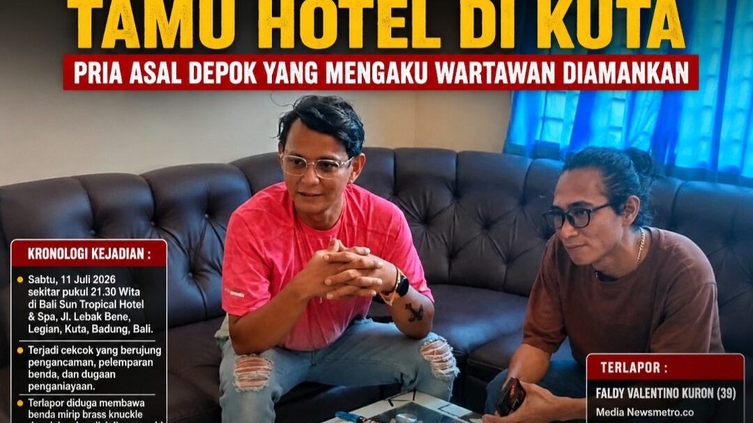 Ngaku Wartawan, Pria Asal Depok Diduga Ancam dan Aniaya Tamu Hotel di Kuta, Kini Kasus Ditangani Ditreskrimum Polda Bali