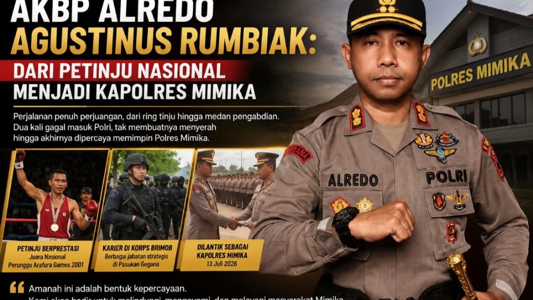 Kisah Inspiratif AKBP Alredo Agustinus Rumbiak, Mantan Petinju Nasional yang Tak Pernah Menyerah