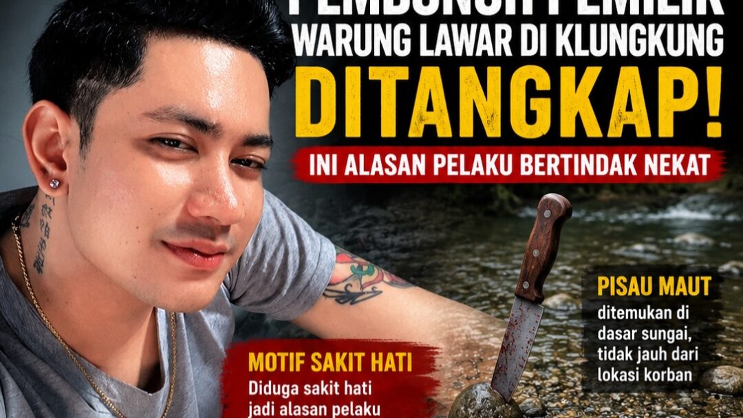Terungkap! Pembunuh Bos Lawar Godel Klungkung Ditangkap di Denpasar, Motif Diduga Sakit Hati, Pisau Maut Ditemukan di Dasar Sungai
