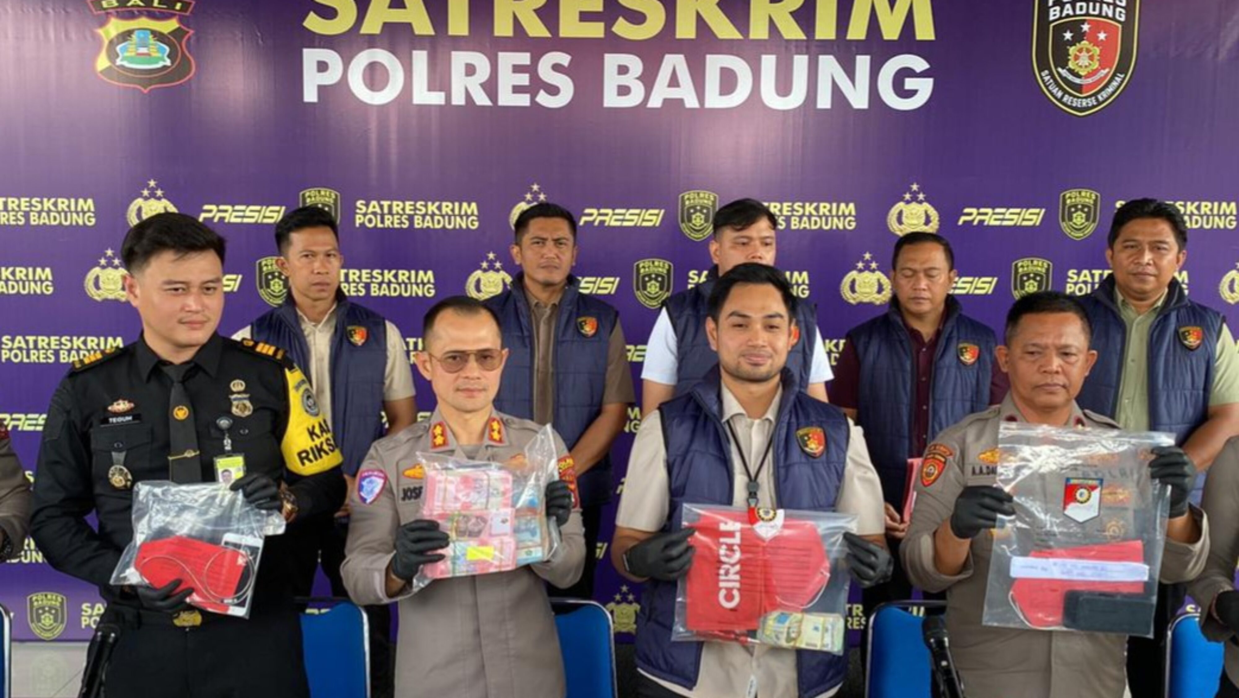 33 Kasus Dibongkar, 48 Tersangka Diamankan: Polres Badung Sikat 4C, Pengeroyokan, Asusila hingga Uang Palsu