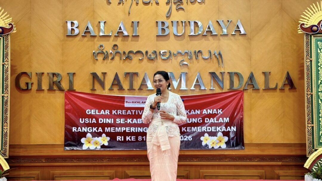 Bunda PAUD Badung Apresiasi Gelar Kreativitas PAUD/TK, Wujudkan Generasi Emas Sejak Dini