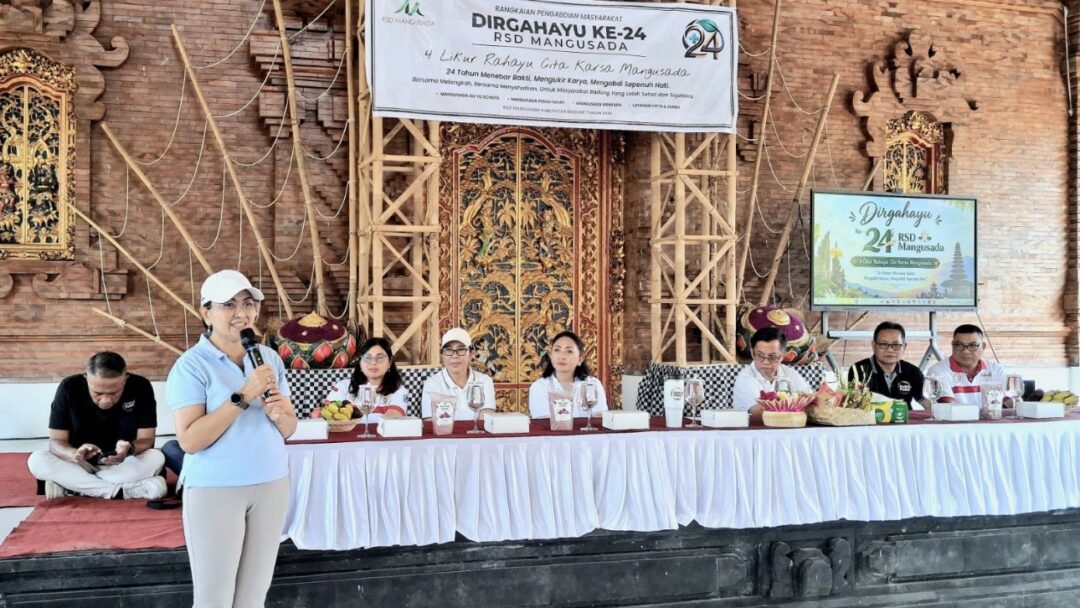 RSD Mangusada Gelar “Mangusada Menyapa”, Ratusan Lansia Bongkasa Pertiwi Manfaatkan Layanan Kesehatan