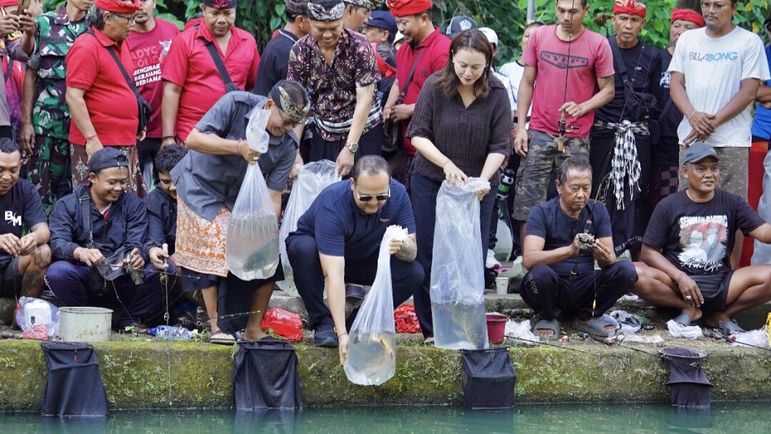 Buka Lomba Mancing, Wabup Bagus Alit Apresiasi Semeton Pande Lestarikan Sumber Daya Air