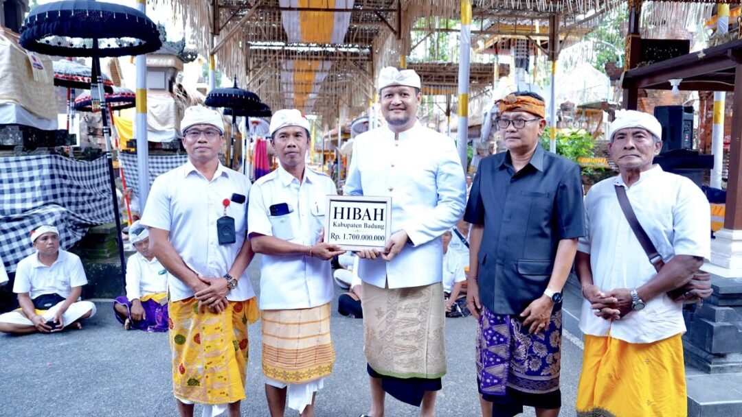 Pura Dalem Batubayan Gelar Karya Agung, Pemkab Badung Salurkan Hibah Rp1,7 Miliar