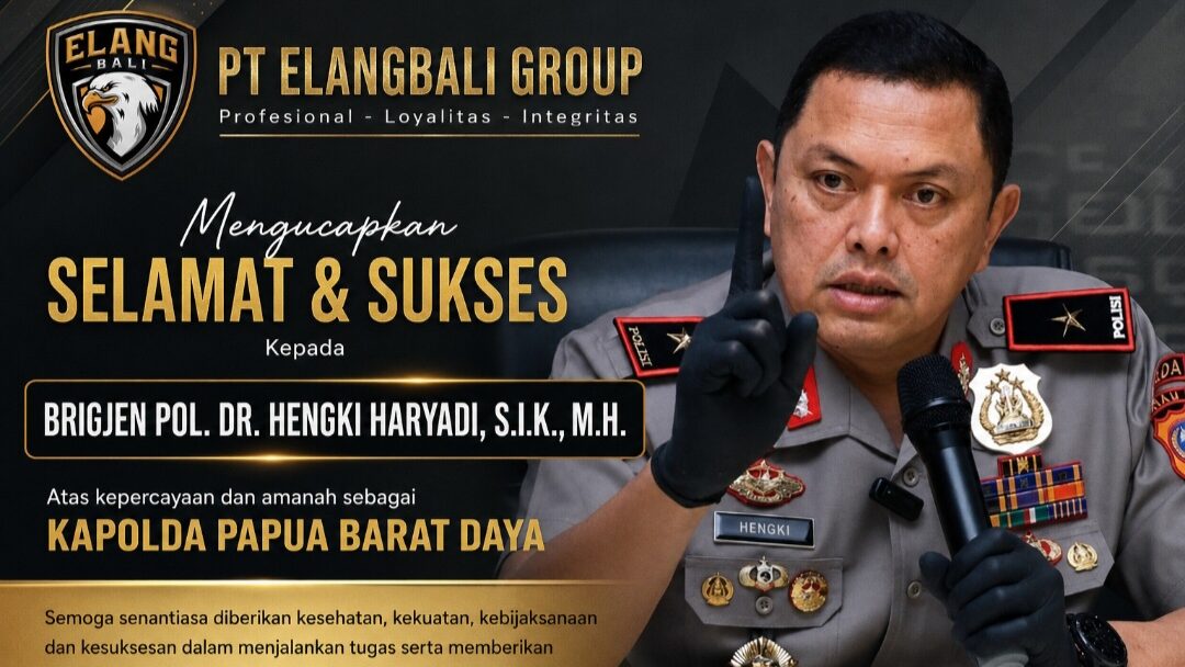 Brigjen Pol Hengki Haryadi Dipercaya Jadi Kapolda Papua Barat Daya