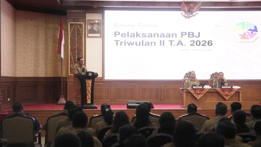 Sekda Badung Pimpin Evaluasi Realisasi Fisik dan Keuangan APBD 2026