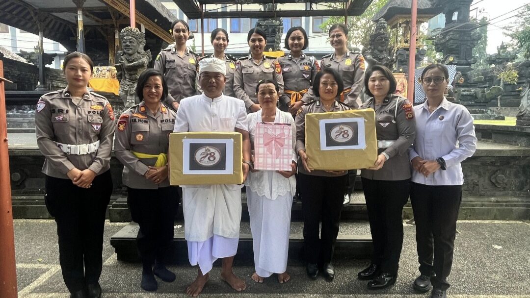 Bhakti Religi Warnai Hari Jadi ke-78 Polwan RI, Polwan Polres Bangli Tebar Kepedulian dan Semangat Pengabdian
