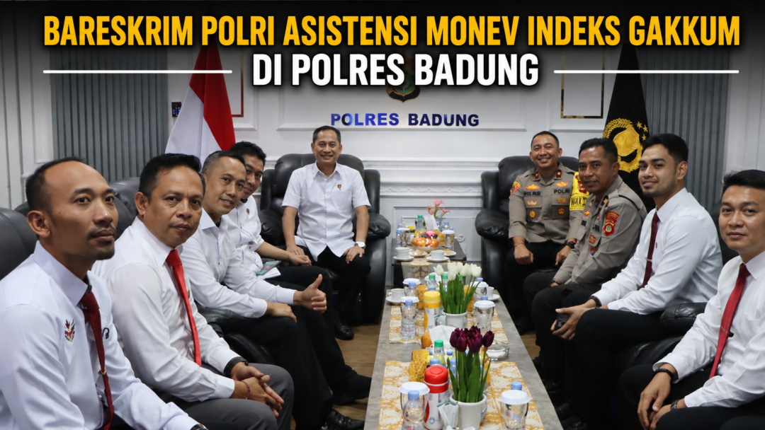 Bareskrim Polri Asistensi Monev Indeks Gakkum di Polres Badung, Perkuat Penegakan Hukum Profesional dan Presisi