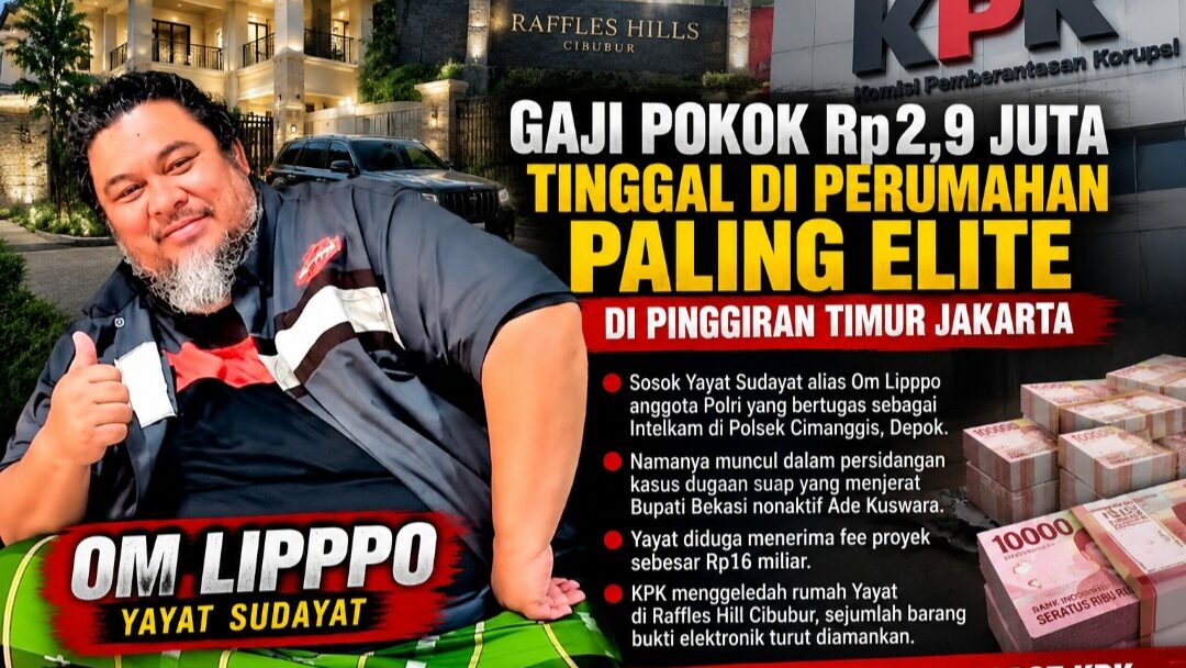 Gaji Pokok Disebut Rp2,9 Juta, Rumah di Kawasan Elite: Sosok “Om Lipppo” Terseret Sorotan Kasus Suap Proyek Bekasi