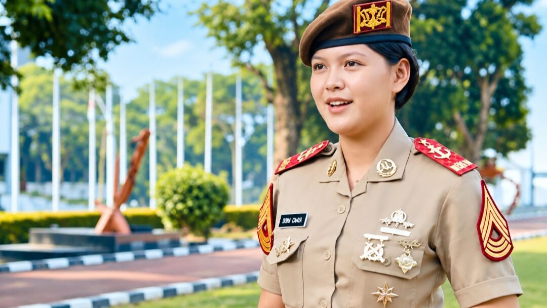 Empat Kali Gagal Tak Membuatnya Menyerah, Anak Satpam Dona Cahya Purnaningsih Kini Jadi Taruna AAL