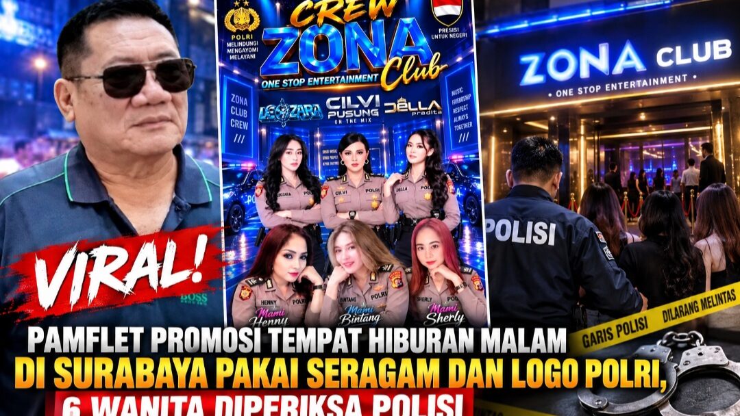 Viral Pamflet Zona Club Pakai Seragam dan Logo Polri, Warga Desak Proses Hukum