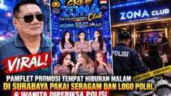Viral Pamflet Zona Club Pakai Seragam dan Logo Polri, Warga Desak Proses Hukum