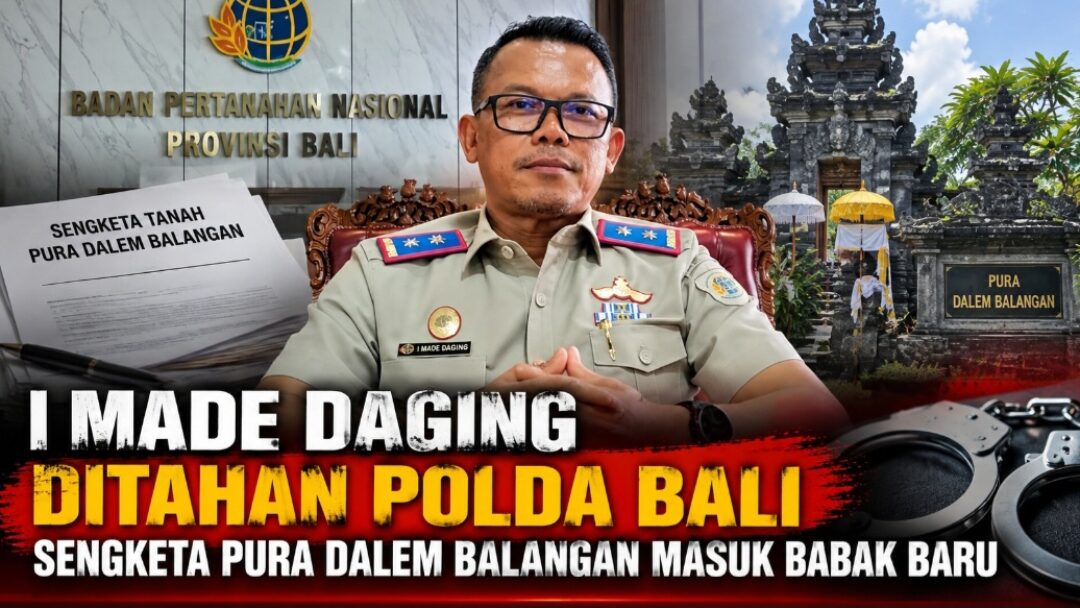 I Made Daging Ditahan Polda Bali, Sengketa Pura Dalem Balangan