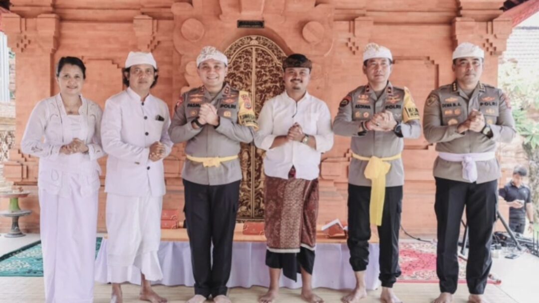 Kapolda Bali Sambang Kamtibmas di Pura Agung Jagatnatha, Rawat Kedekatan Polisi dan Masyarakat