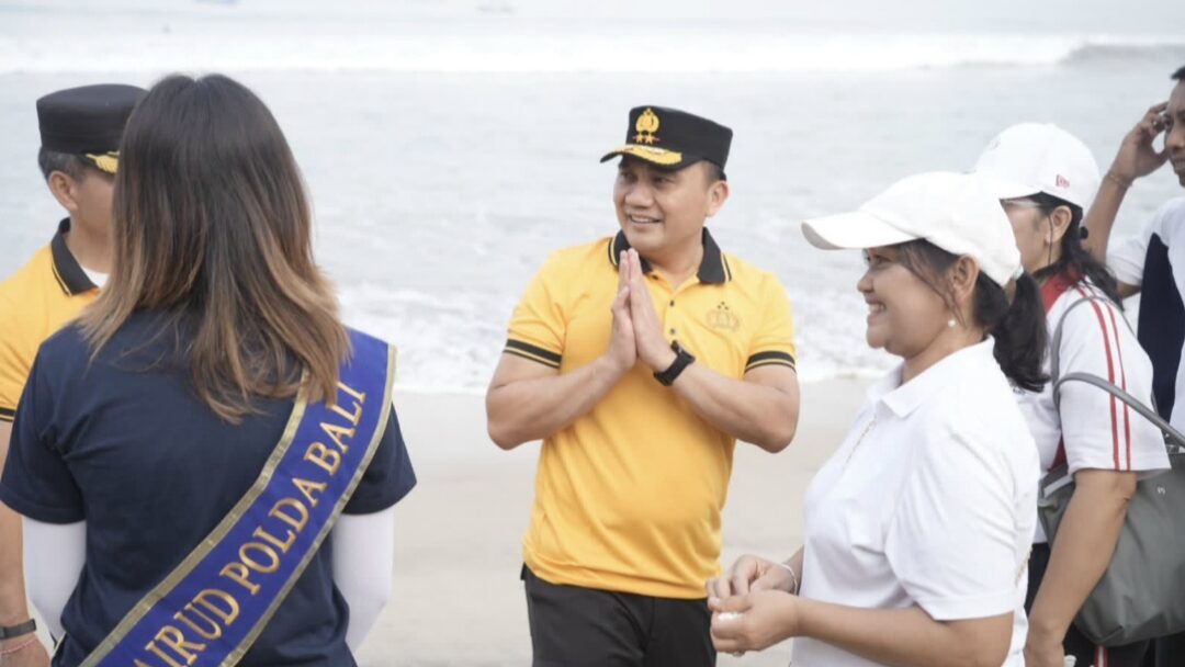 Green Policing di Kuta, Kapolda Bali Ajak Masyarakat Bersatu Menjaga Alam